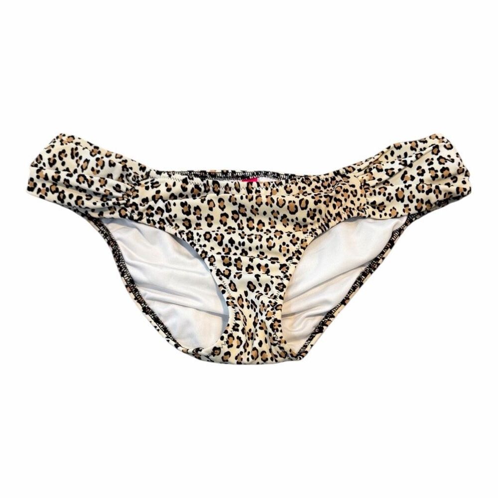 VICTORIA’S SECRET Women’s Leopard Print Bikini Bottoms Size XS